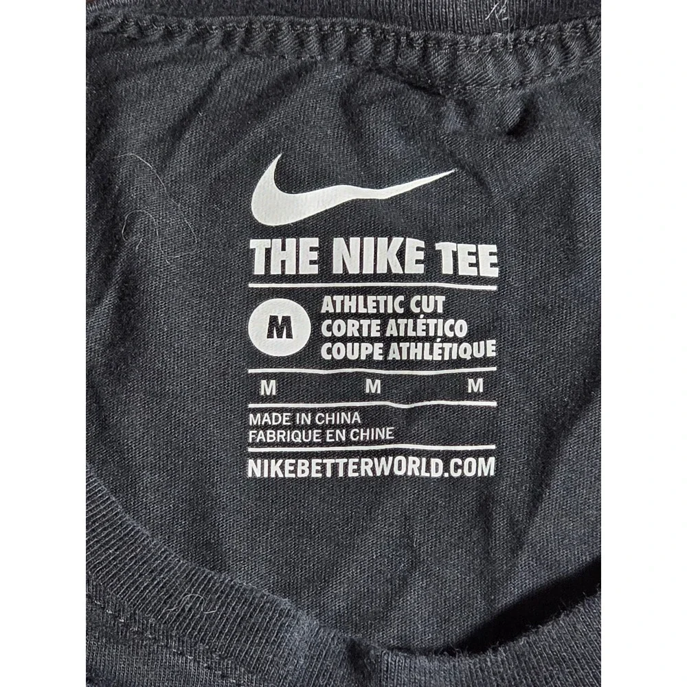 Nike Duke Blue Devils Basketball Elite T-Shirt Mens Medium Black Athletic Cut